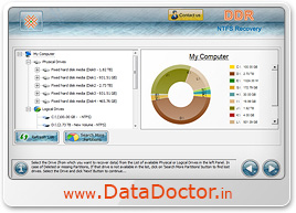 NTFS data recovery software retrieve restore Deleted formatted windows ...