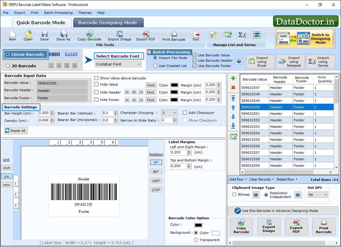 Barcode Label Maker - Professional