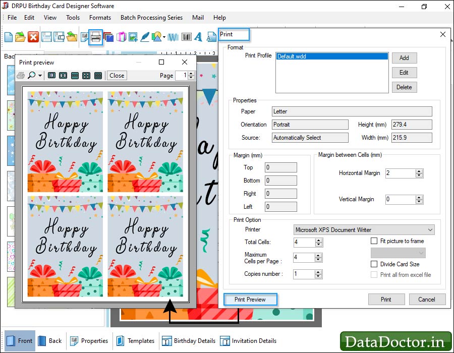 Birthday Card Maker Software