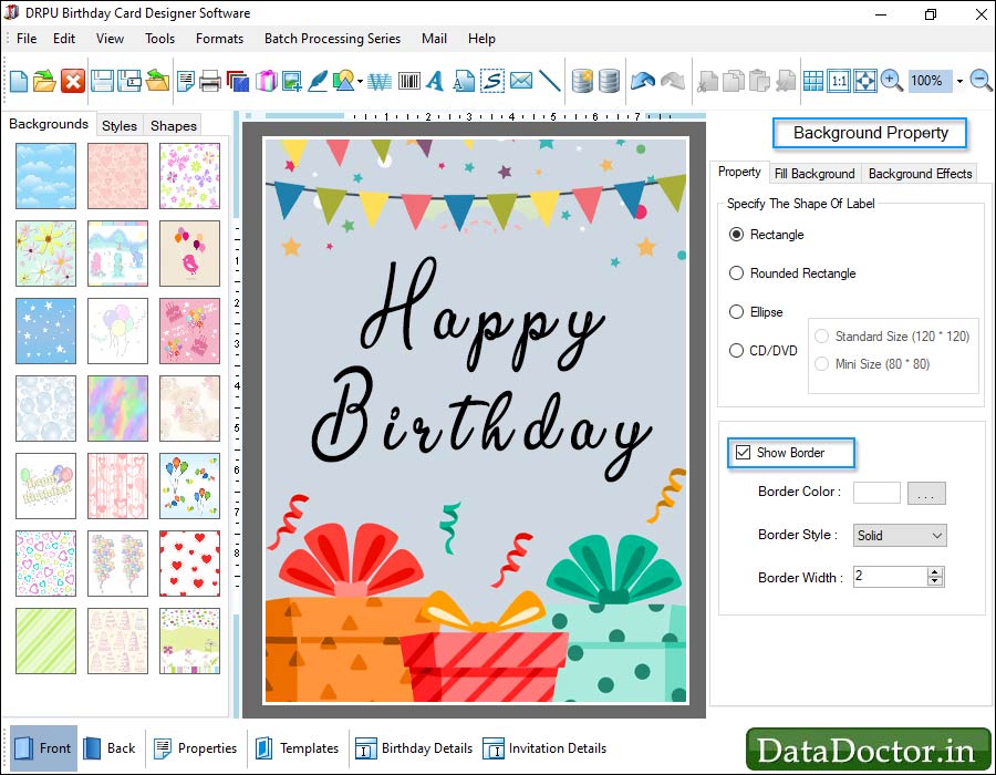 Birthday Card Maker Software