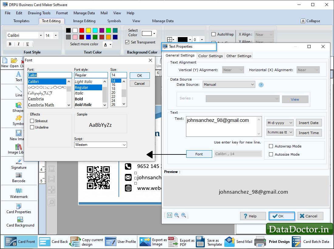 Business Card Maker Software