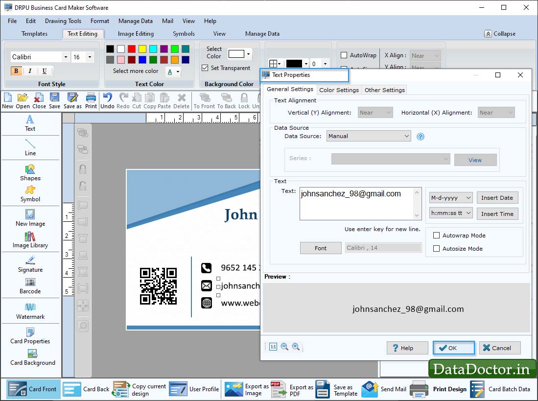 Business Card Maker Software