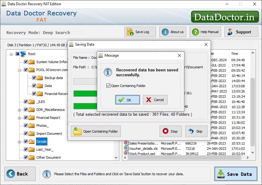 FAT Data Recovery