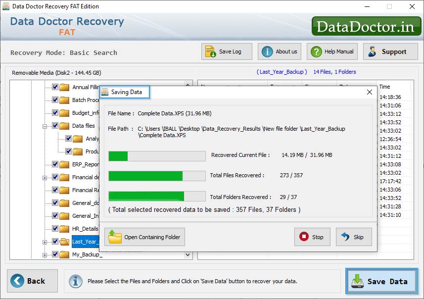 FAT Data Recovery