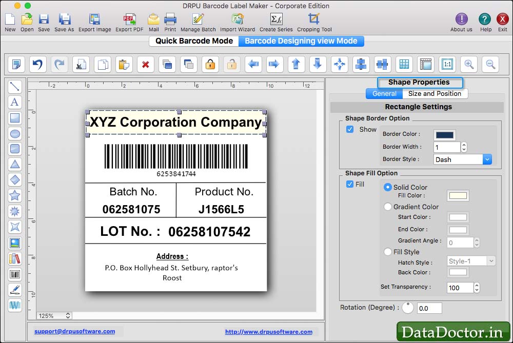 Barcode Label Maker for Mac