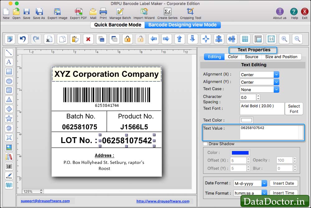 Barcode Label Maker for Mac