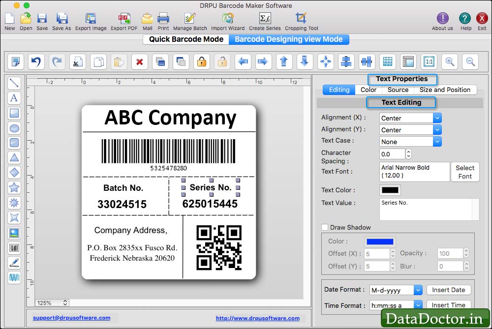 Barcode Label Maker for Mac