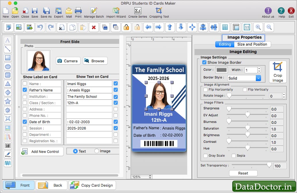 Mac Student ID Cards Maker Software