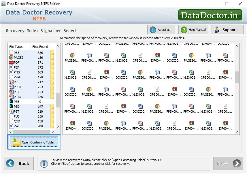 NTFS Data Recovery