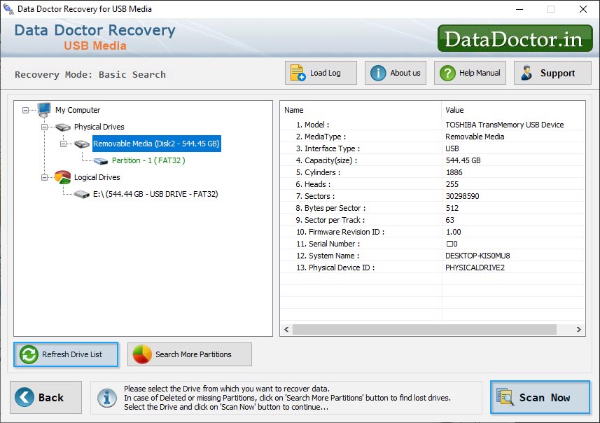 Removable Media Recovery