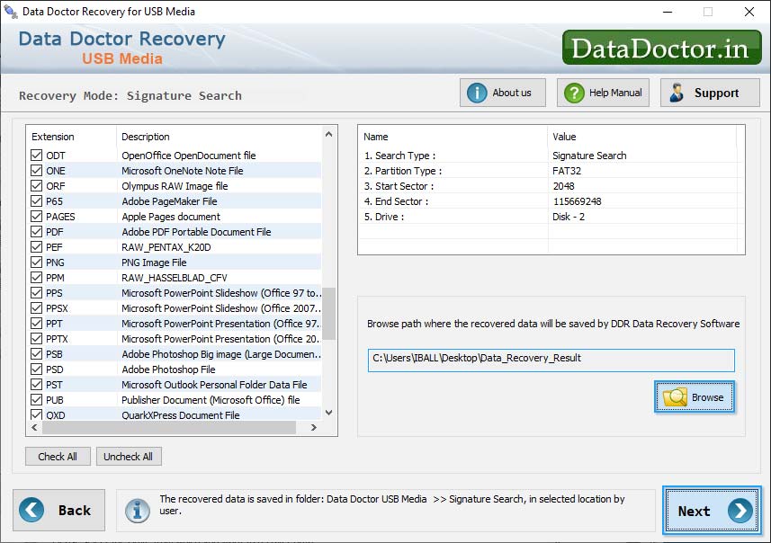 Removable Media Data Recovery