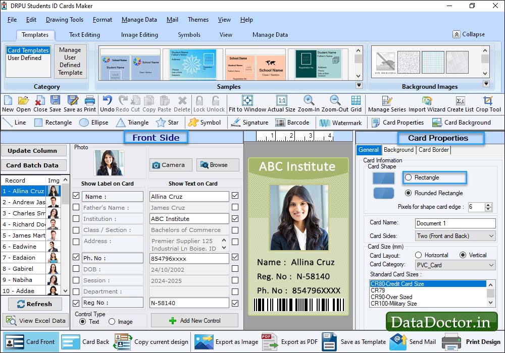 Student ID Cards Maker