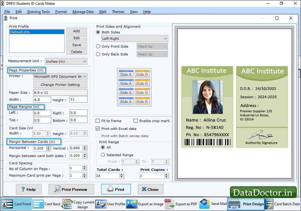 Student ID Cards Maker