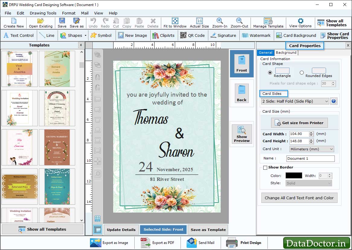 Wedding Card Maker Software